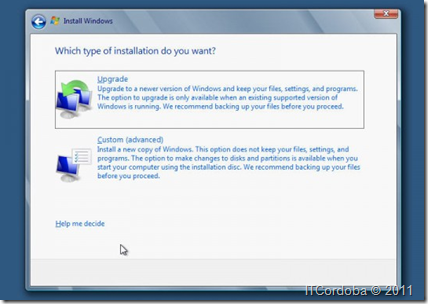 Instalación Windows 8